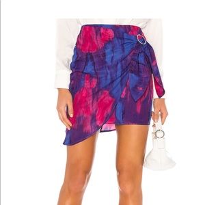 Majorelle Tie Dye Hoover Mini Skirt